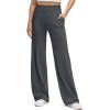 image:imageG4Free BareFeel High Stretch Wide Leg Pants for Women Soft Comfy Casual Yoga Pants with Pockets PetiteRegularTallDark Navy