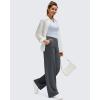 image:imageG4Free BareFeel High Stretch Wide Leg Pants for Women Soft Comfy Casual Yoga Pants with Pockets PetiteRegularTallDark Navy