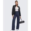 image:imageG4Free BareFeel High Stretch Wide Leg Pants for Women Soft Comfy Casual Yoga Pants with Pockets PetiteRegularTallDark Navy