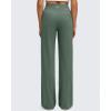 image:imageG4Free BareFeel High Stretch Wide Leg Pants for Women Soft Comfy Casual Yoga Pants with Pockets PetiteRegularTallGray Sage