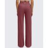 image:imageG4Free BareFeel High Stretch Wide Leg Pants for Women Soft Comfy Casual Yoga Pants with Pockets PetiteRegularTallWine