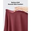 image:imageG4Free BareFeel High Stretch Wide Leg Pants for Women Soft Comfy Casual Yoga Pants with Pockets PetiteRegularTallWine