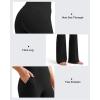 image:imageG4Free BareFeel Yoga Pants Women High Waisted Flared Leggings with Pockets Soft Casual Flare Pants 293133Black
