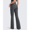 image:imageG4Free BareFeel Yoga Pants Women High Waisted Flared Leggings with Pockets Soft Casual Flare Pants 293133Deep Grey