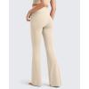 image:imageG4Free BareFeel Yoga Pants Women High Waisted Flared Leggings with Pockets Soft Casual Flare Pants 293133Light Khaki