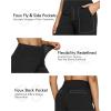 image:imageG4Free EverGoing Yoga Pants Women Wide Leg Pants with Pockets High Waist Stretch Dress Casual Sweatpants PetiteRegularTallBlack