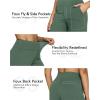 image:imageG4Free EverGoing Yoga Pants Women Wide Leg Pants with Pockets High Waist Stretch Dress Casual Sweatpants PetiteRegularTallDark Forest Green