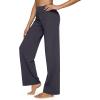 image:imageG4Free EverGoing Yoga Pants Women Wide Leg Pants with Pockets High Waist Stretch Dress Casual Sweatpants PetiteRegularTallDark Grey