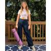 image:imageG4Free EverGoing Yoga Pants Women Wide Leg Pants with Pockets High Waist Stretch Dress Casual Sweatpants PetiteRegularTallDark Navy