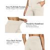 image:imageG4Free EverGoing Yoga Pants Women Wide Leg Pants with Pockets High Waist Stretch Dress Casual Sweatpants PetiteRegularTallIvory