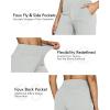 image:imageG4Free EverGoing Yoga Pants Women Wide Leg Pants with Pockets High Waist Stretch Dress Casual Sweatpants PetiteRegularTallLight Grey