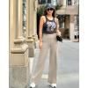 image:imageG4Free EverGoing Yoga Pants Women Wide Leg Pants with Pockets High Waist Stretch Dress Casual Sweatpants PetiteRegularTallMocha