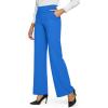 image:imageG4Free EverGoing Yoga Pants Women Wide Leg Pants with Pockets High Waist Stretch Dress Casual Sweatpants PetiteRegularTallStrong Blue