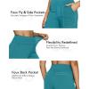 image:imageG4Free EverGoing Yoga Pants Women Wide Leg Pants with Pockets High Waist Stretch Dress Casual Sweatpants PetiteRegularTallTurquoise