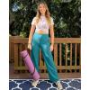image:imageG4Free EverGoing Yoga Pants Women Wide Leg Pants with Pockets High Waist Stretch Dress Casual Sweatpants PetiteRegularTallTurquoise