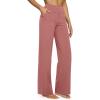 image:imageG4Free EverGoing Yoga Pants Women Wide Leg Pants with Pockets High Waist Stretch Dress Casual Sweatpants PetiteRegularTallCameo
