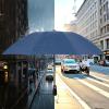 image:imageG4Free 46 Inch Windproof Umbrella for Rain Strong 8 Ribs Compact Reverse Folding Travel Umbrella Automatic Open Close Fits Car amp BackpackBlue