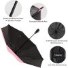 image:imageG4Free 46 Inch Windproof Umbrella for Rain Strong 8 Ribs Compact Reverse Folding Travel Umbrella Automatic Open Close Fits Car amp BackpackPink