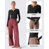 image:imageG4Free Lightbreeze Women UPF 50 Sun Shirts Thumbholes Long Sleeve Crop Workout Tops V Neck TShirts CasualBlack