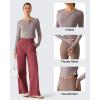 image:imageG4Free Lightbreeze Women UPF 50 Sun Shirts Thumbholes Long Sleeve Crop Workout Tops V Neck TShirts CasualGray Lilac