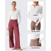 image:imageG4Free Lightbreeze Women UPF 50 Sun Shirts Thumbholes Long Sleeve Crop Workout Tops V Neck TShirts CasualWhite