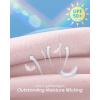 image:imageG4Free Lightbreeze Womens UPF 50 Sun Shirts Long Sleeve Crop Workout Tops Thumbholes Mock Neck Quater Zip Tees RunningLight Pink