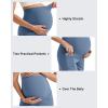 image:imageG4Free BareFeel Maternity Athletic Shorts with Pockets Over The Belly Workout Pants Comfy Summer Pregnancy ClothesBlue Gray