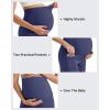 image:imageG4Free BareFeel Maternity Athletic Shorts with Pockets Over The Belly Workout Pants Comfy Summer Pregnancy ClothesPurple