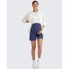 image:imageG4Free BareFeel Maternity Athletic Shorts with Pockets Over The Belly Workout Pants Comfy Summer Pregnancy ClothesPurple