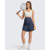 image:imageG4Free Chillwhisp Maternity Flowy Shorts for Women Pregnancy Skort with Pocket Builtin Brief LinerDark Navy