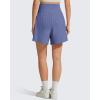 image:imageG4Free Chillwhisp Maternity Flowy Shorts for Women Pregnancy Skort with Pocket Builtin Brief LinerDusky Purple