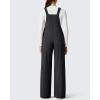 image:imageG4Free ShiftReady Maternity Overalls Adjustable Strap Overalls Pregnancy Jumpsuits Wide Leg Pants with PocketsBlack