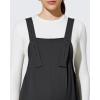 image:imageG4Free ShiftReady Maternity Overalls Adjustable Strap Overalls Pregnancy Jumpsuits Wide Leg Pants with PocketsBlack
