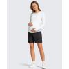 image:imageG4Free ShiftReady Maternity Work Shorts with Pockets Over The Belly Pregnancy Summer Office ClothesBlack