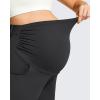 image:imageG4Free ShiftReady Maternity Work Shorts with Pockets Over The Belly Pregnancy Summer Office ClothesBlack