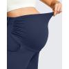 image:imageG4Free ShiftReady Maternity Work Shorts with Pockets Over The Belly Pregnancy Summer Office ClothesDark Navy