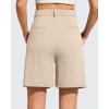 image:imageG4Free ShiftReady Maternity Work Shorts with Pockets Over The Belly Pregnancy Summer Office ClothesLight Khaki
