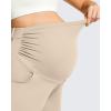 image:imageG4Free ShiftReady Maternity Work Shorts with Pockets Over The Belly Pregnancy Summer Office ClothesLight Khaki