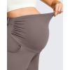 image:imageG4Free ShiftReady Maternity Work Shorts with Pockets Over The Belly Pregnancy Summer Office ClothesTaupe
