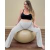 image:imageG4Free Womens BareFeel Maternity Flare LeggingsLight Gray