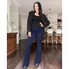 image:imageG4Free Womens BareFeel Maternity Flare LeggingsRoyal Blue