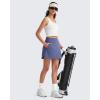 image:imageG4Free A Line Golf Skirts for Women 15 Elastic High Waisted Tennis Skorts Soft Casual Athletic Inner Shorts 4 PocketsDusky Purple