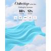 image:imageG4Free A Line Golf Skirts for Women 15 Elastic High Waisted Tennis Skorts Soft Casual Athletic Inner Shorts 4 PocketsSky Blue