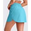 image:imageG4Free A Line Golf Skirts for Women 15 Elastic High Waisted Tennis Skorts Soft Casual Athletic Inner Shorts 4 PocketsSky Blue