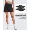 image:imageG4Free BareFeel 15 Golf Skirts for Women High Waisted A Line Casual Athletic Skorts Inner Shorts with 2 PocketsBlack