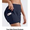 image:imageG4Free BareFeel 15 Golf Skirts for Women High Waisted A Line Casual Athletic Skorts Inner Shorts with 2 PocketsDark Navy