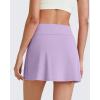 image:imageG4Free BareFeel 15 Golf Skirts for Women High Waisted A Line Casual Athletic Skorts Inner Shorts with 2 PocketsLight Purple