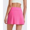 image:imageG4Free BareFeel 15 Golf Skirts for Women High Waisted A Line Casual Athletic Skorts Inner Shorts with 2 PocketsRose Pink
