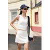 image:imageG4Free BareFeel 15 Golf Skirts for Women High Waisted A Line Casual Athletic Skorts Inner Shorts with 2 PocketsWhite