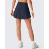 image:imageG4Free Drawstring Golf Skirts for Women  15 Athletic Curved Hem Tennis Skort Casual Skorts Inner Shorts with Ball PocketDark Navy